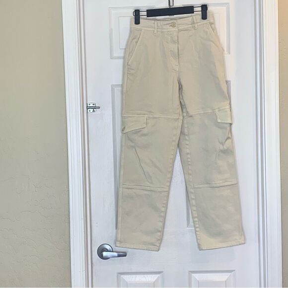 Aritzia Wilfred Free Woven Wide Leg Cargo Pants Size 0 - Picture 1 of 9